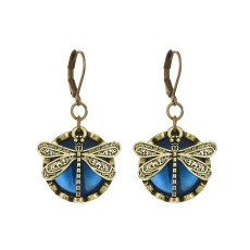 Dragonfly Butterfly Pattern Earrings