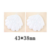 20MM Simulated Shell Resin snap button charms
