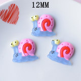 12MM Luminous transparent sponge baby Resin snap button charms