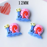 12MM Luminous transparent sponge baby Resin snap button charms