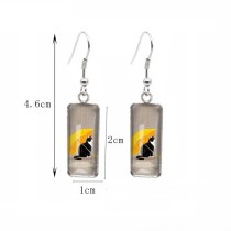 Stainless steel Christmas Eve horror earrings Halloween earrings