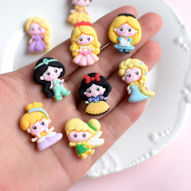 12MM Lovely Princess Resin snap button charms  Disney