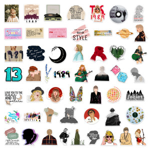 50 Singer Taylor Swift Mould Sticker Waterproof Mobile Phone Tablet Waterproof Sticker