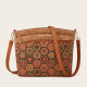 Kraft paper bucket bag casual pattern messenger bag