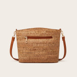 Kraft paper bucket bag casual pattern messenger bag