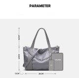Leather Large Capacity Shoulder Bag Tote Bag