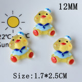 12MM Cute Pig Frog Transparent Flower Cream Gel Resin snap button charms