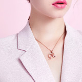 Barbie Hollow Zircon Necklace