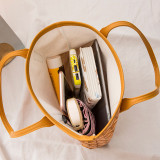 Large capacity emo dog tooth bag leather handbag fit 20MM Snaps button jewelry wholesale