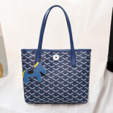 Large capacity emo dog tooth bag leather handbag fit 20MM Snaps button jewelry wholesale