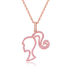 Barbie Hollow Zircon Necklace