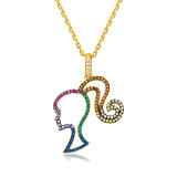 Barbie Hollow Zircon Necklace