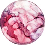20MM Stone texture glass snap button charms