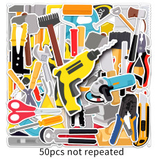 50 tool graffiti stickers Guka stickers DIY phone case luggage waterproof stickers