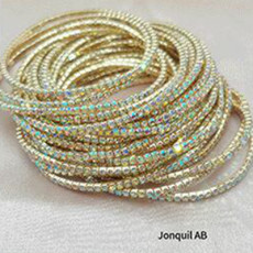 Rhinestones Sparkling  Elastic  Bracelet with rhinestones
