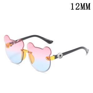 Children's sunglasses snap glasses snap sunglasses with 2 buttons fit 12mm snaps