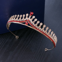 Alloy Crystal Crown Wedding Ball Party Bridal Crown