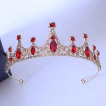 Alloy Crystal Crown Wedding Ball Party Bridal Crown