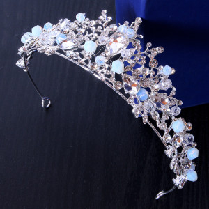 Alloy Crystal Crown Wedding Ball Party Bridal Crown