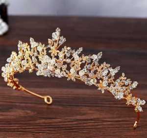 Alloy Crystal Crown Wedding Ball Party Bridal Crown