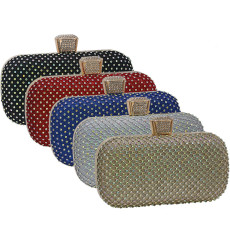Dinner bag, handbag, diamond inlaid dress, evening bag