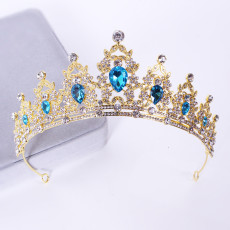 Alloy Crystal Crown Wedding Ball Party Bridal Crown