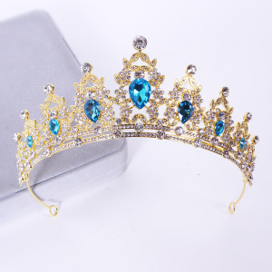 Alloy Crystal Crown Wedding Ball Party Bridal Crown