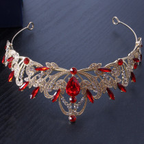 Alloy Crystal Crown Wedding Ball Party Bridal Crown