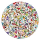 100 colorful dwarf graffiti stickers for mobile phones, computers, luggage, decoration, stickers, stationery, waterproof stickers