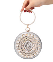 Dinner bag, handbag, diamond inlaid dress, evening bag