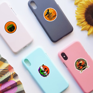 50 Halloween Graffiti Stickers Laptop Computer Water Cup Refrigerator Decoration Waterproof Stickers