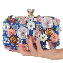 Dinner bag, handbag, diamond inlaid dress, evening bag