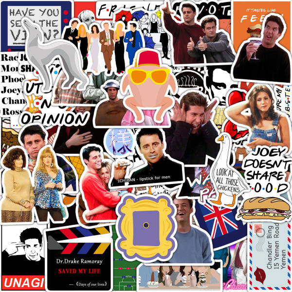 50 non repeating graffiti stickers, car body computer skateboard cartoon waterproof stickers, notebook hand tent waterproof stickers