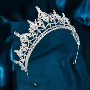 Alloy Crystal Crown Wedding Ball Party Bridal Crown