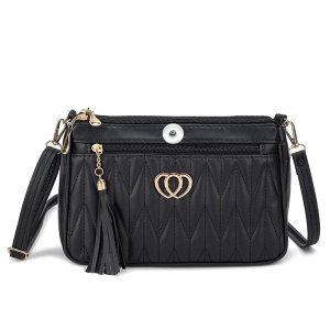 Large capacity crossbody bag mobile phone bag fit 20MM Snaps button jewelry wholesale