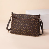 Large capacity fashionable printed shoulder bag diagonal cross bag fit 20MM Snaps button jewelry wholesale