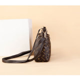 Large capacity fashionable printed shoulder bag diagonal cross bag fit 20MM Snaps button jewelry wholesale