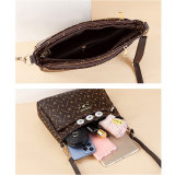 Large capacity fashionable printed shoulder bag diagonal cross bag fit 20MM Snaps button jewelry wholesale