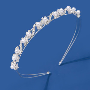 Alloy Crystal Crown Wedding Ball Party Bridal Crown