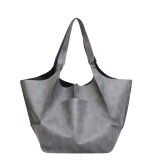 Large Bag Soft Leather Large Capacity One Shoulder Handheld Tote Bag