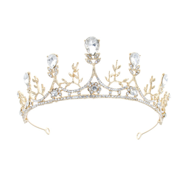 Alloy Crystal Crown Wedding Ball Party Bridal Crown