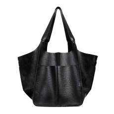 Large Bag Soft Leather Large Capacity One Shoulder Handheld Tote Bag