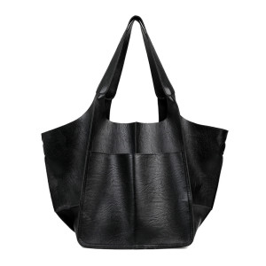 Large Bag Soft Leather Large Capacity One Shoulder Handheld Tote Bag