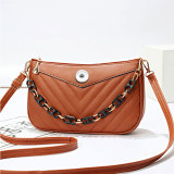 Dumplings, mooncakes, crossbody bags, underarm small bags, shoulder bags fit 20MM Snaps button jewelry wholesale