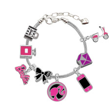 Barbie Bracelet Cartoon Jewelry Beaded DIY Alloy Bracelet