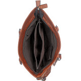 Large Capacity Oil Wax Leather Tote Bag Single Shoulder Diagonal Straddle Handbag fit 20MM Snaps button jewelry wholesale
