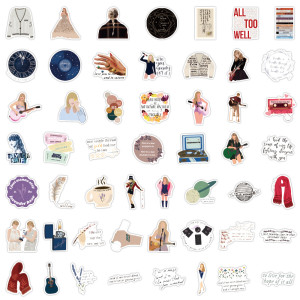 100 Singer Taylor Swift Mould Sticker Waterproof Mobile Phone Waterproof Sticker