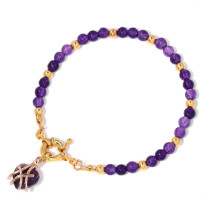 Natural Stone 4mm Bead OT Buckle Barbie Love Bracelet