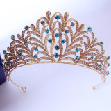 Alloy Crystal Crown Wedding Ball Party Bridal Crown