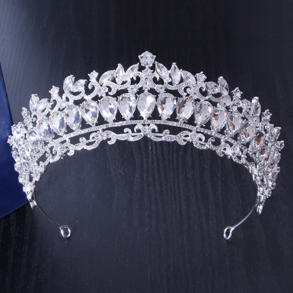 Alloy Crystal Crown Wedding Ball Party Bridal Crown